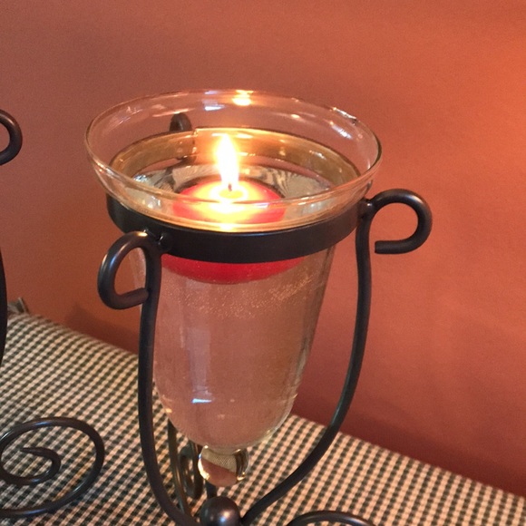 Set of floating candle holders - Picture 3 of 8